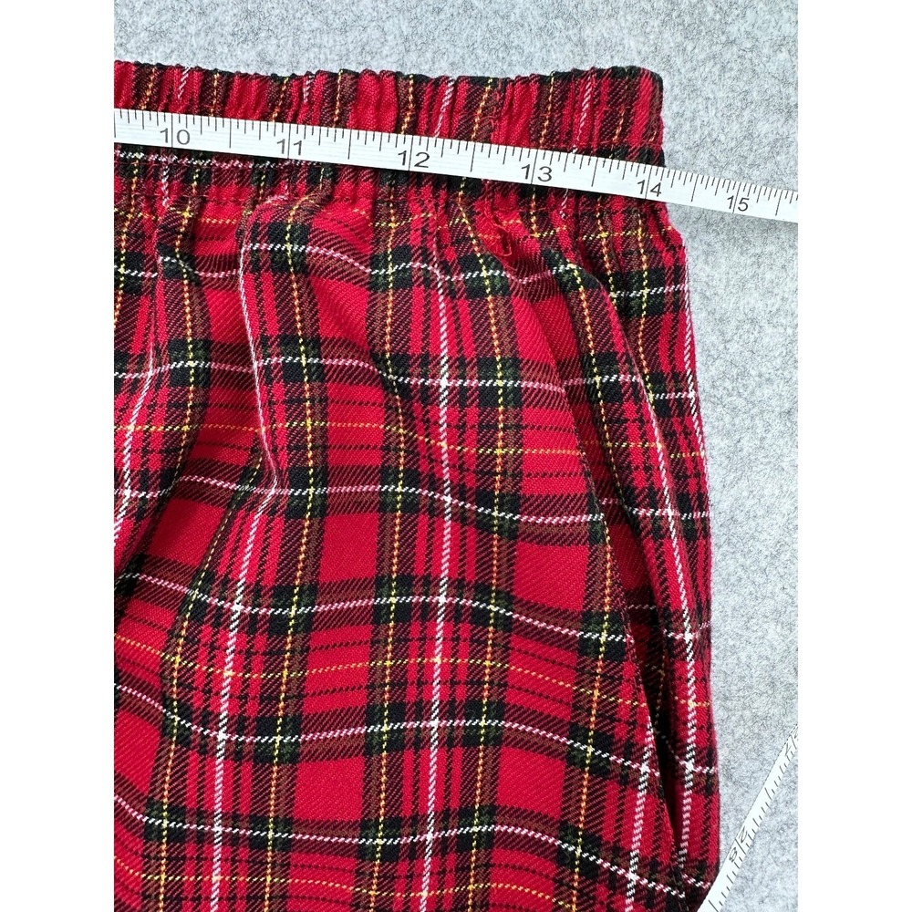 ALFRED DUNNER Tartan Plaid Pants High-Rise Ankle Length Wide Leg Size 12 VTG - Picture 5 of 8